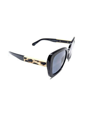 Foster Grant DG1220 Black Oversized Square Frame Women’s Sunglasses